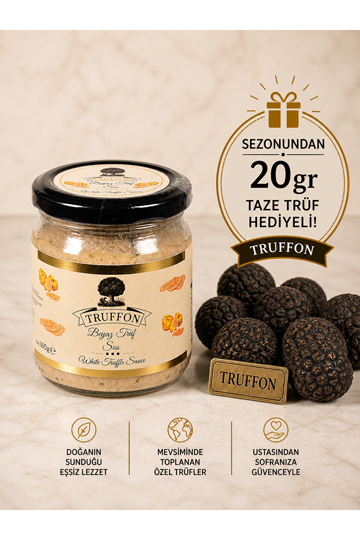 Beyaz Trüf Sos 160 g
