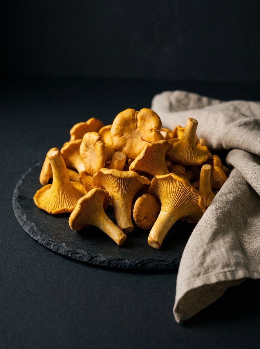 Donuk Sarı Kız (Chanterelle) Mantarı