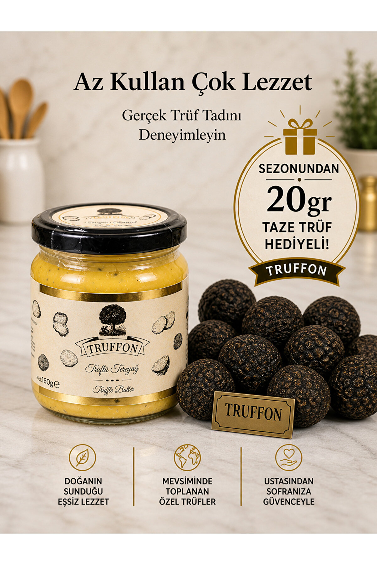Trüflü Tereyağı 160 g