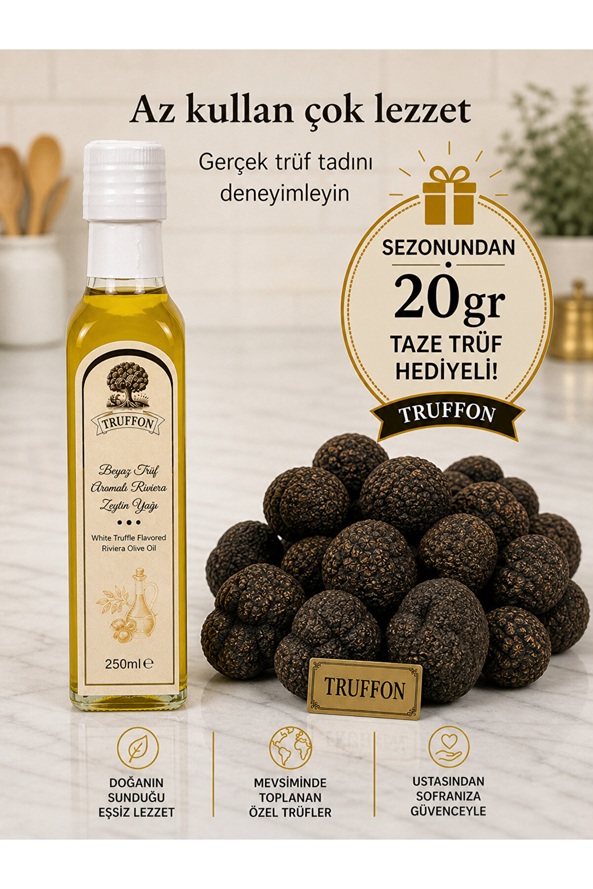 Beyaz Trüf Yağı 250 ml