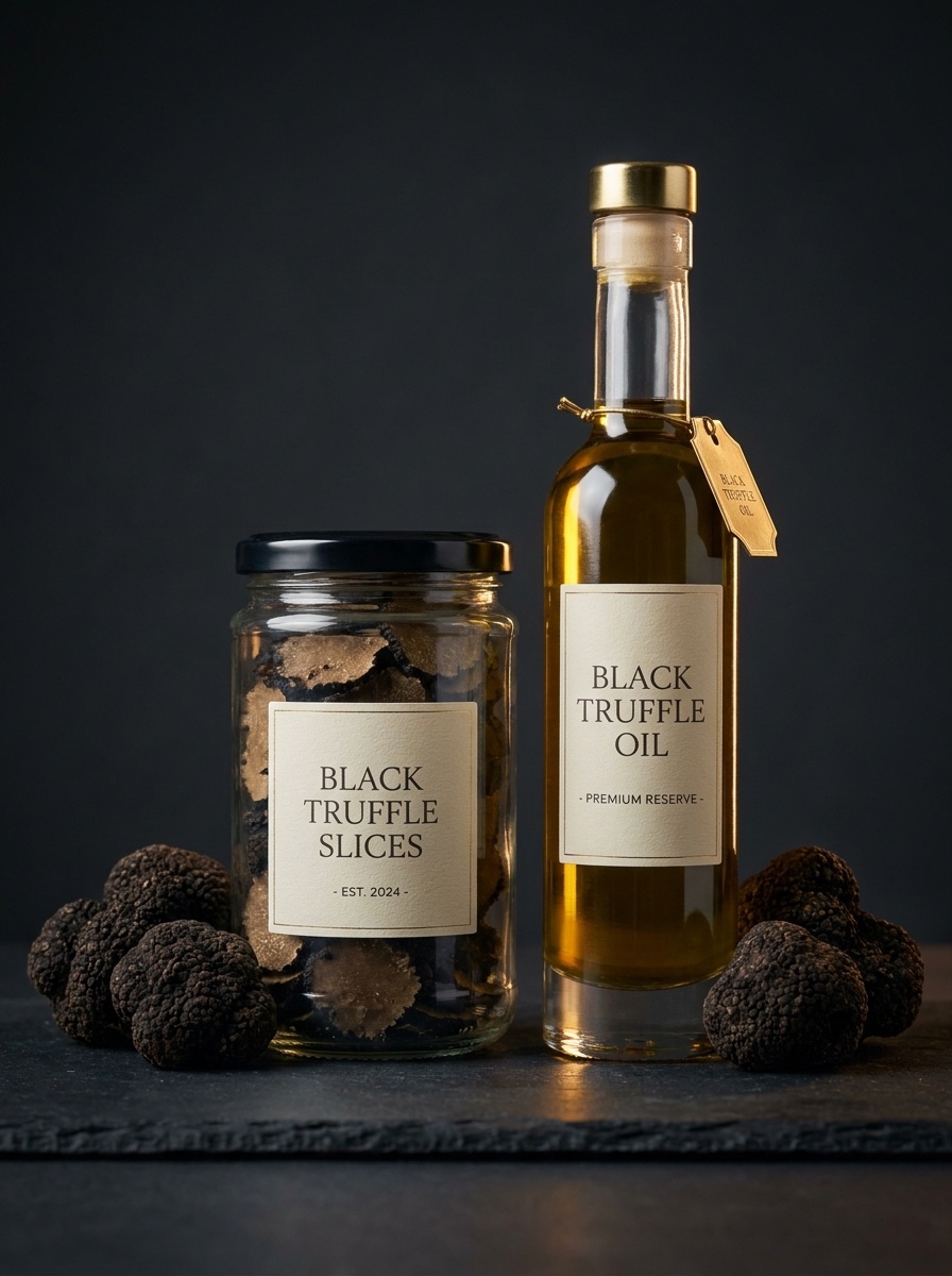 Siyah Trüf Seti — Dilimler 160 g + Yağ 250 ml